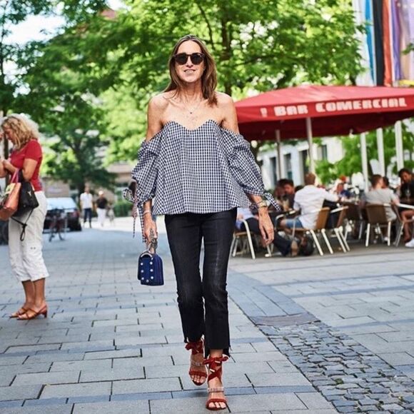 Caroline Constas Gabriella Off The Shoulder Top - Picture 4 of 16